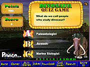 Флеш игра онлайн Викторина Динозавр